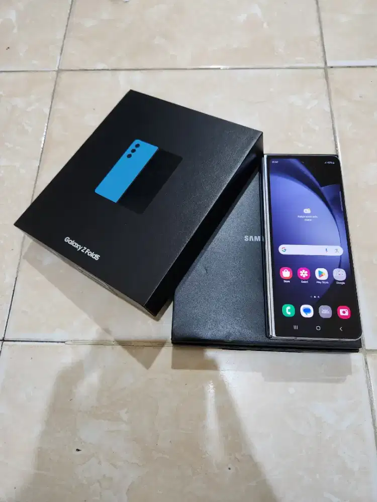 Samsung z fold 5 5G 12/256 ex resmi blue like new fullset orii