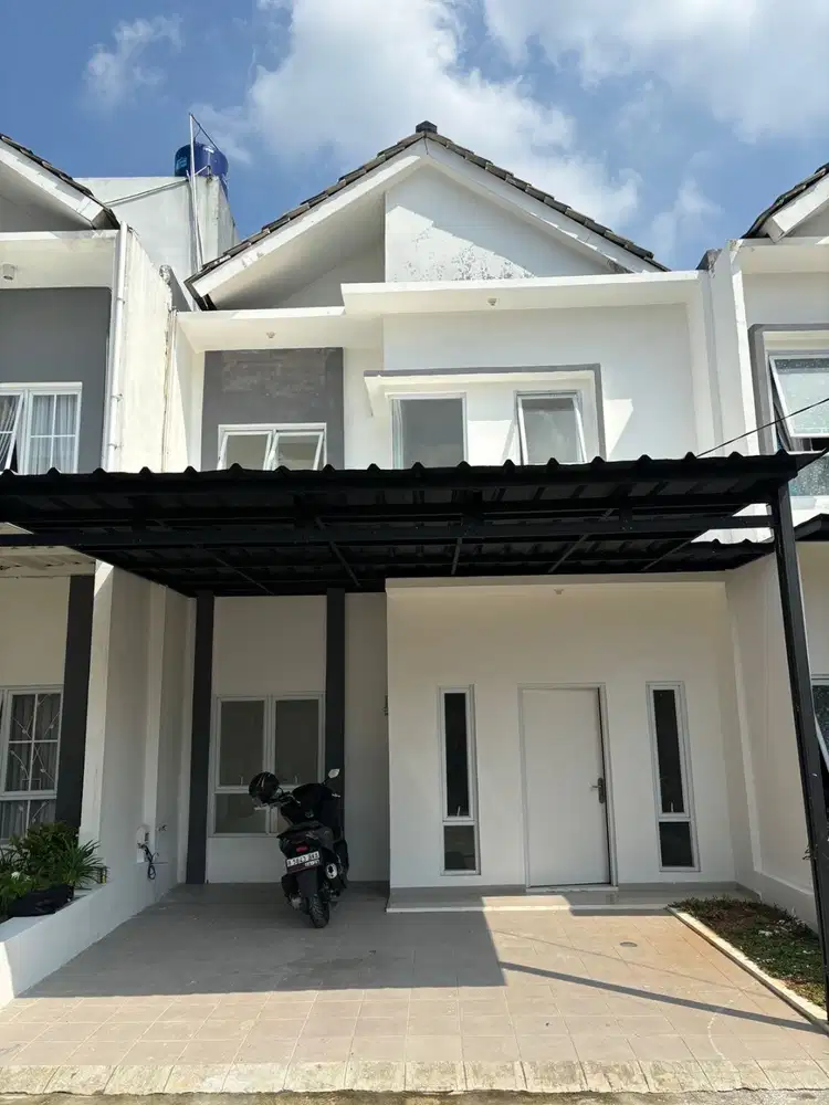 Disewa rumah cluster murah minimalis di bsd dekat dengan pasmod bsd