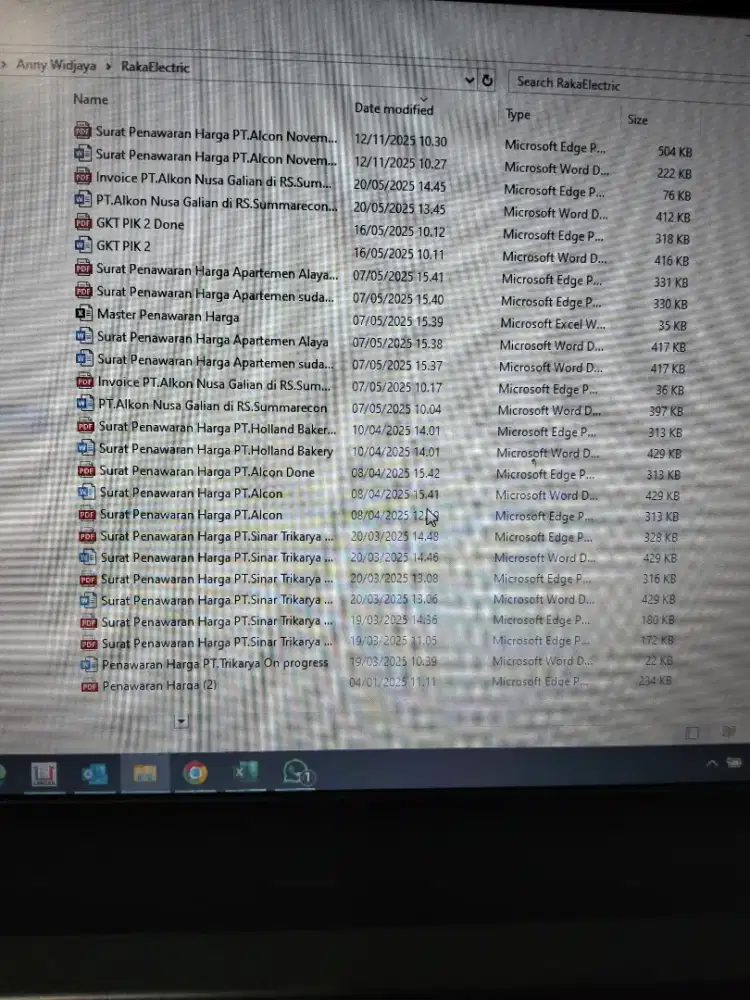 Jasa bikin surat-surat penawaran, penagihan, laporan keuangan