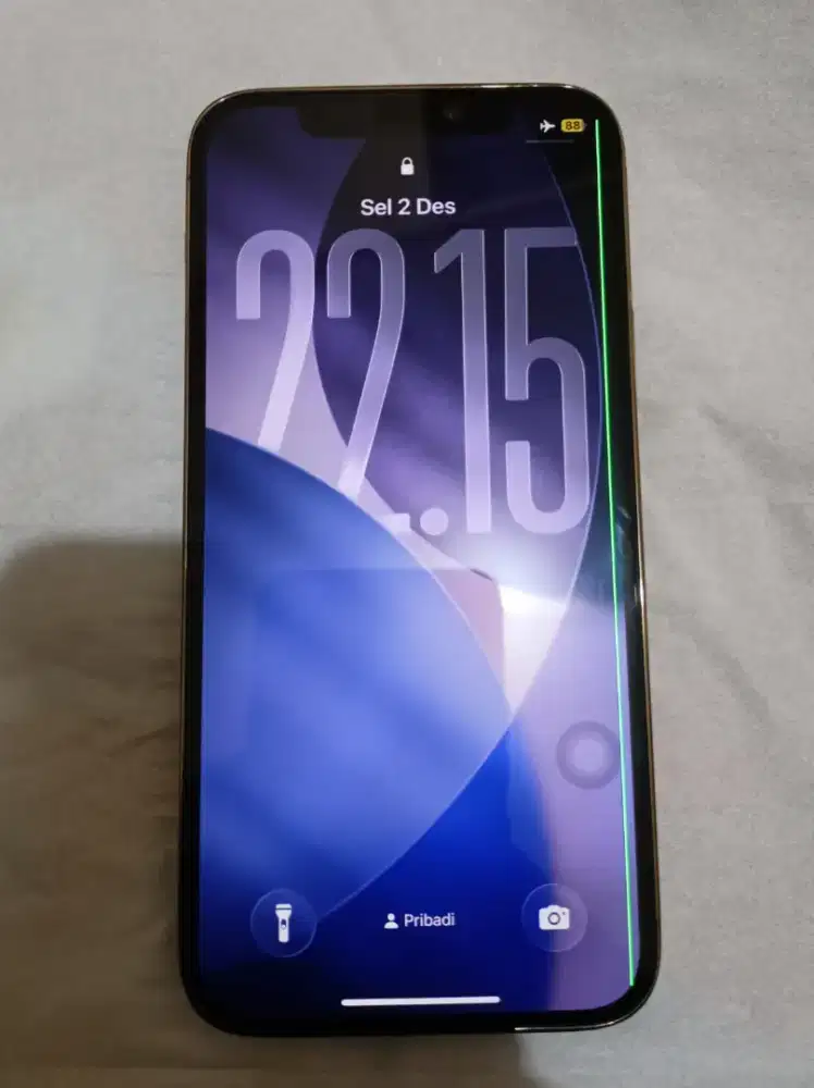 Iphone 12 ProGold 128 Greenline segaris pinggir