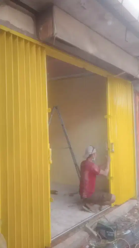 Rolling door baru pintu lipat harmonika