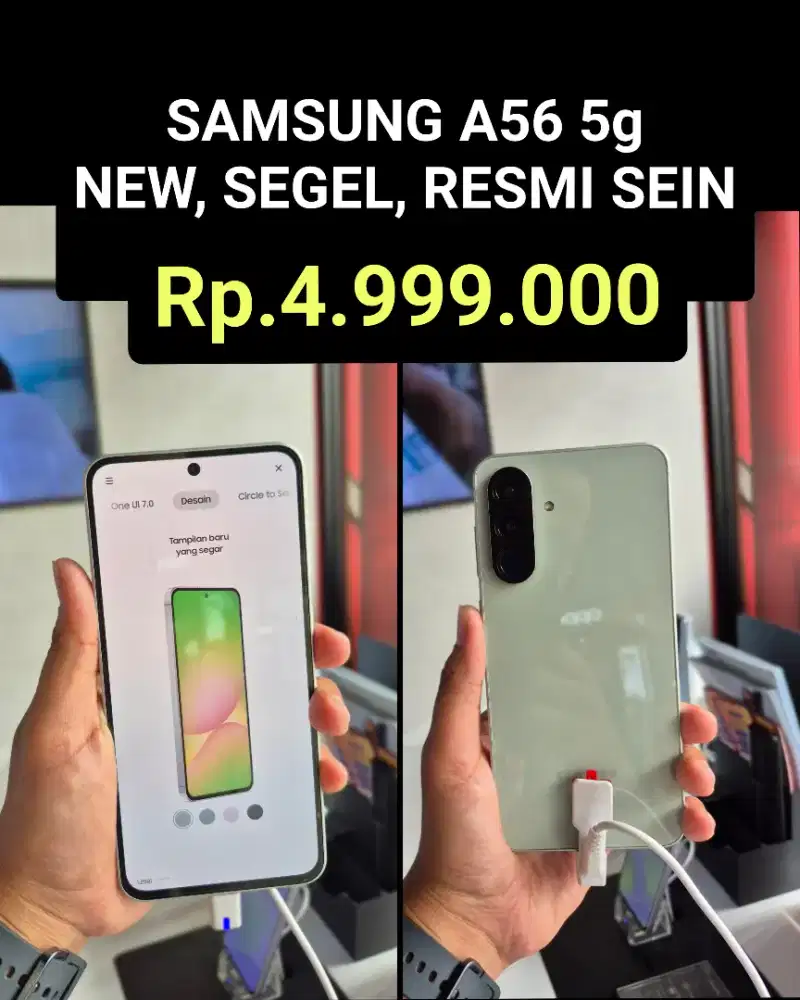 Samsung A56 5G 
NEW, SEGEL, RESMI SEIN‼️
Rp.4.999‼️