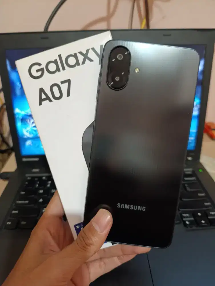 Samsung A07 4/128gb Lengkap Garansi mulus