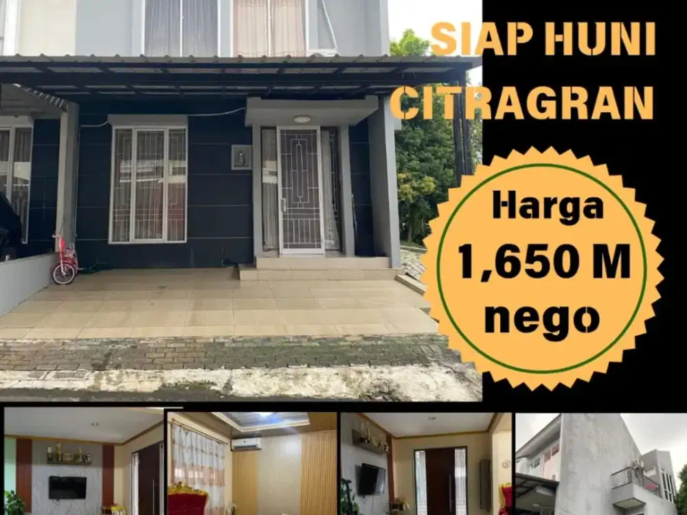 DIJUAL RUMAH SIAP HUNI DI CITRA GRAND CIBUBUR,