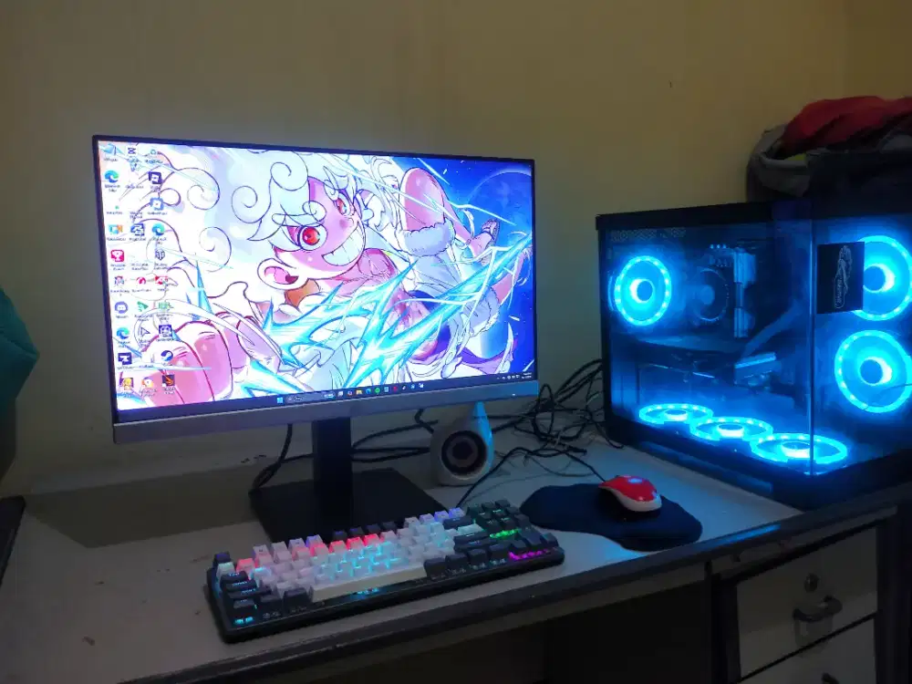 PC GAMING RTX 2060 I3 12100F RAM 32GB + monitor 24 inch