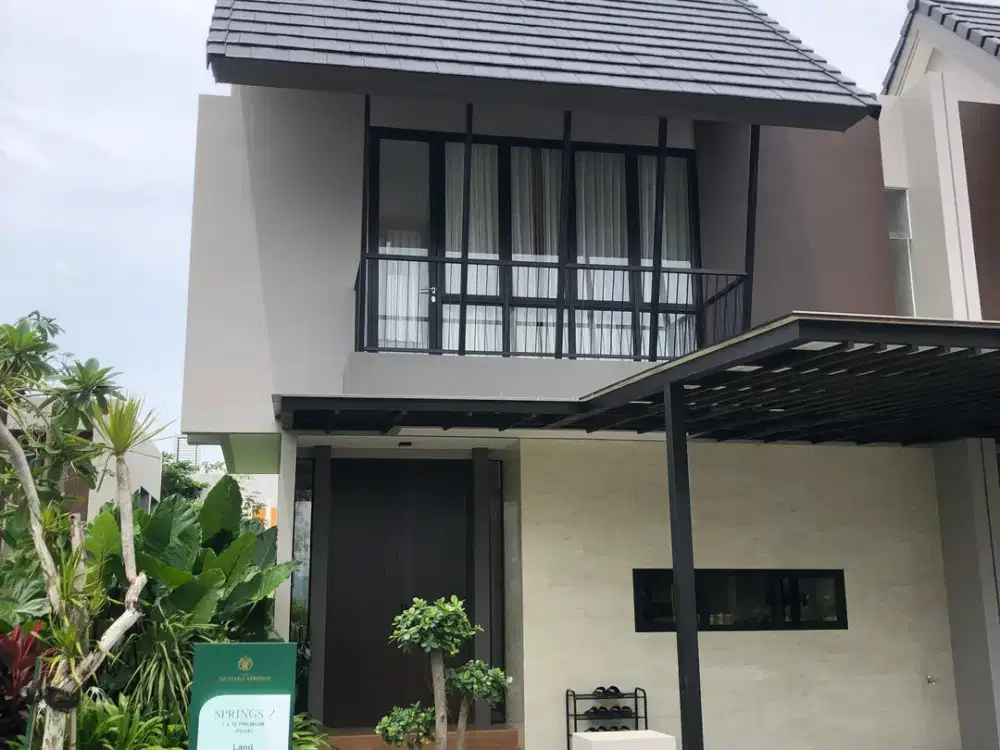 Rumah Modern 2 Lantai di The Mutiara Springs, Dekat dengan Bandara