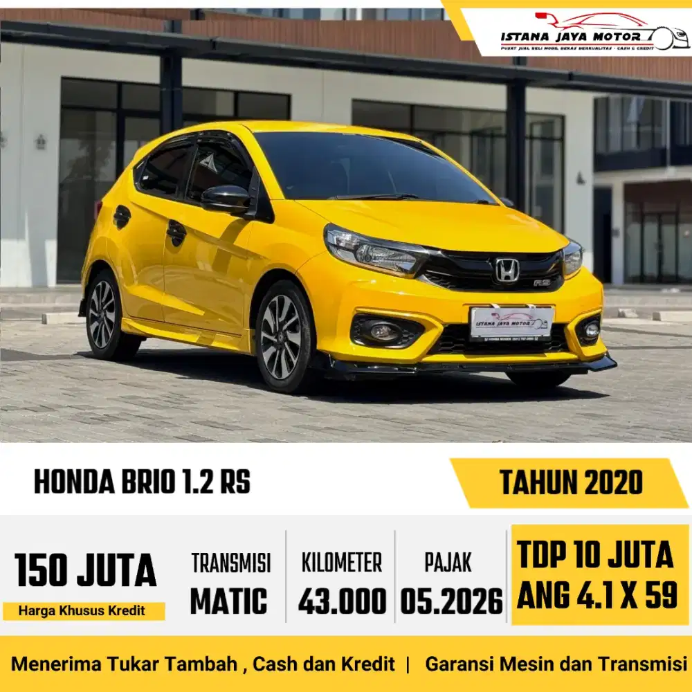HONDA BRIO 1.2 RS AT 2020