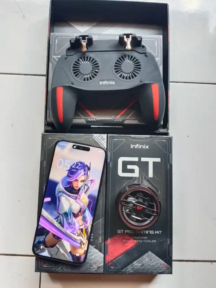 INFINIX GT 30 PRO 8/256 FULLSET + GIFTBOX MULUS NO MINUS GARANSI