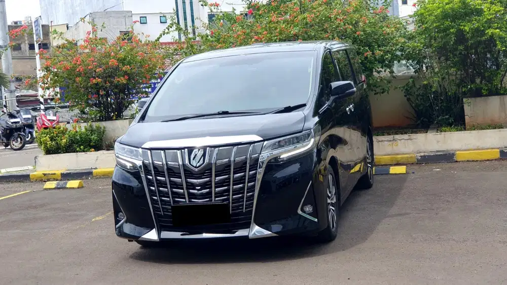 Toyota alphard g atpm 2018 hitam pajak panjang pilotseat