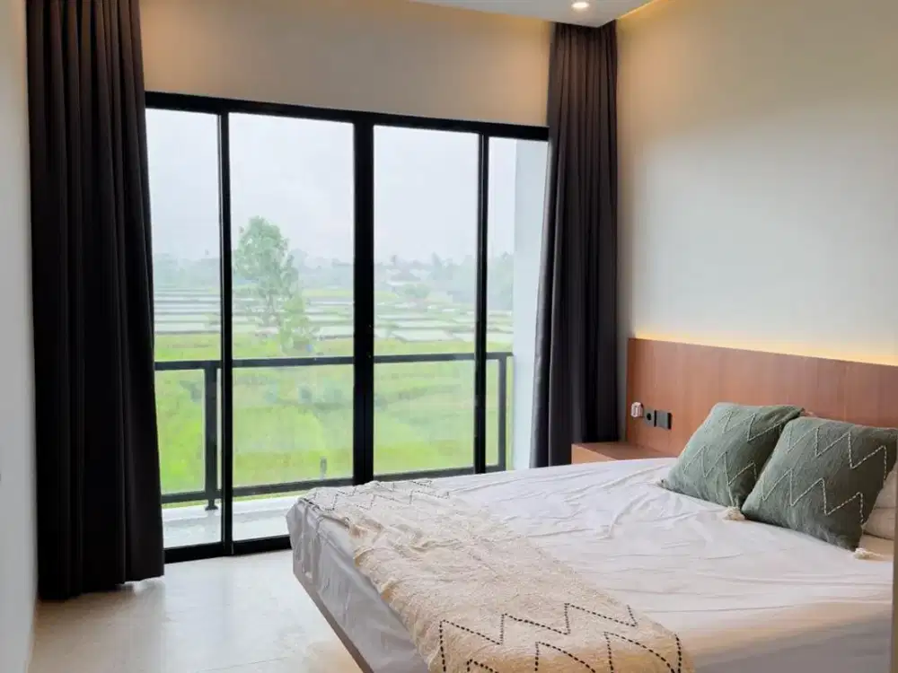 Langka!!! Sale VILLA Rice Field view. Satu - Satunya tanah di daerah ini yang zona kuning dengan view sawah dan gunung abadi sawahnya green zone LSD