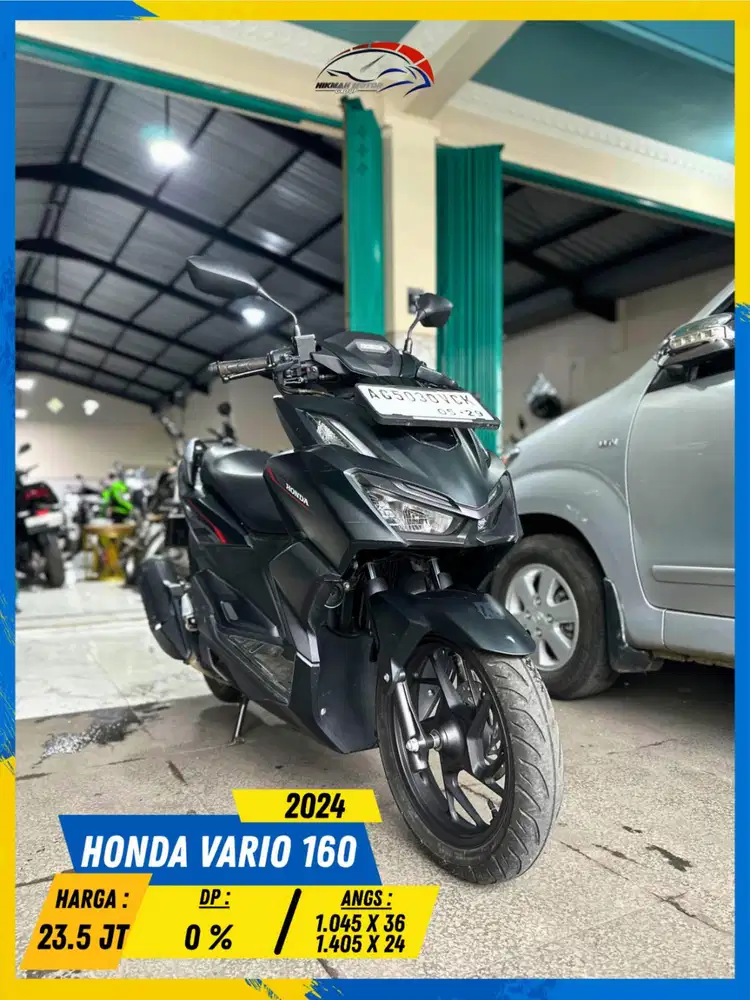 HONDA VARIO 160 2024 PLAT AG READY BOSS HIKMAH MOTOR KEPUH MALANG