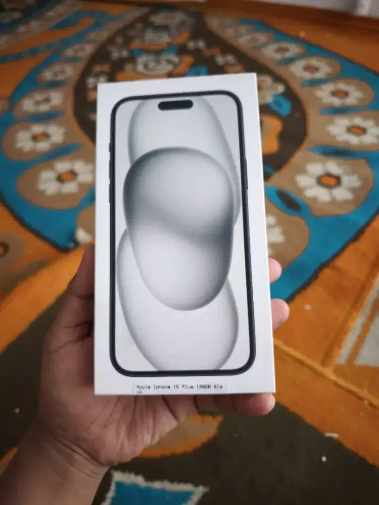 iPhone 15 plus 128 gb black new belum aktivasi