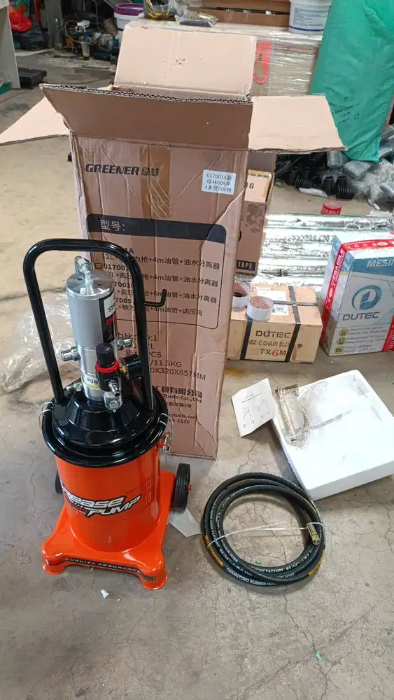 Pneumatic Grease Pump / Pompa Gemuk Angin 12L - 40L