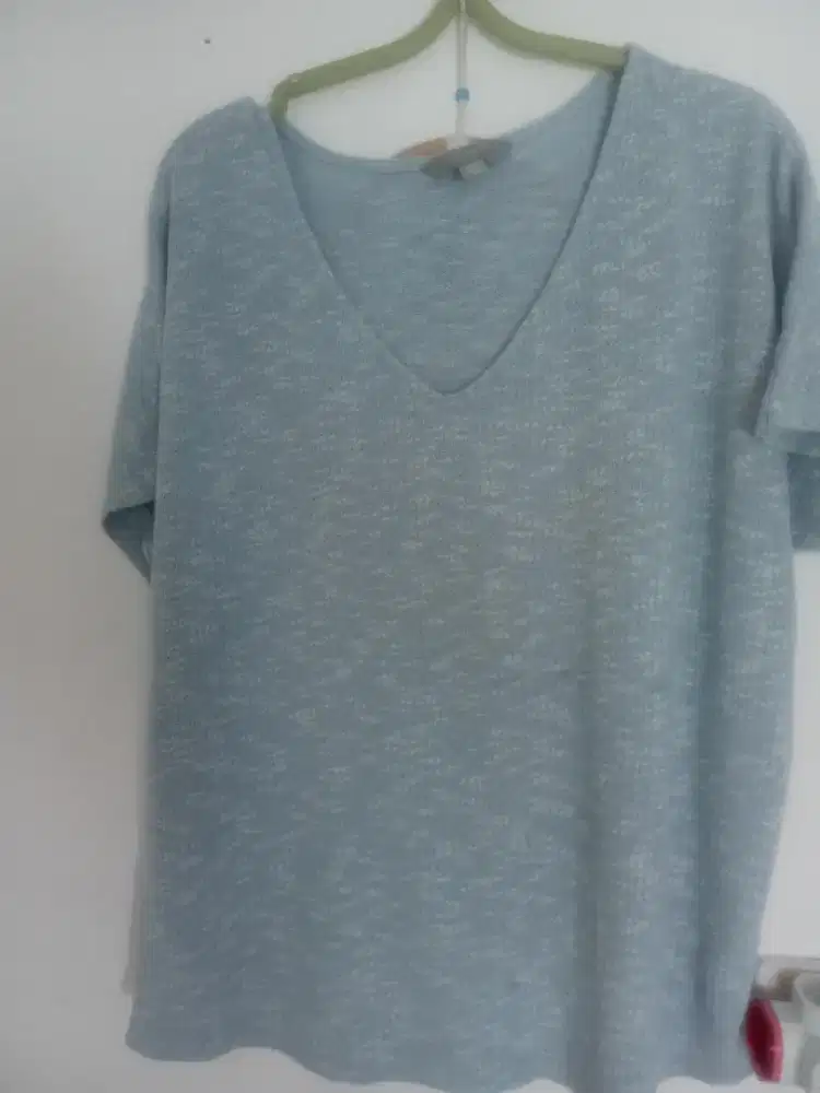 Atasan biru free size