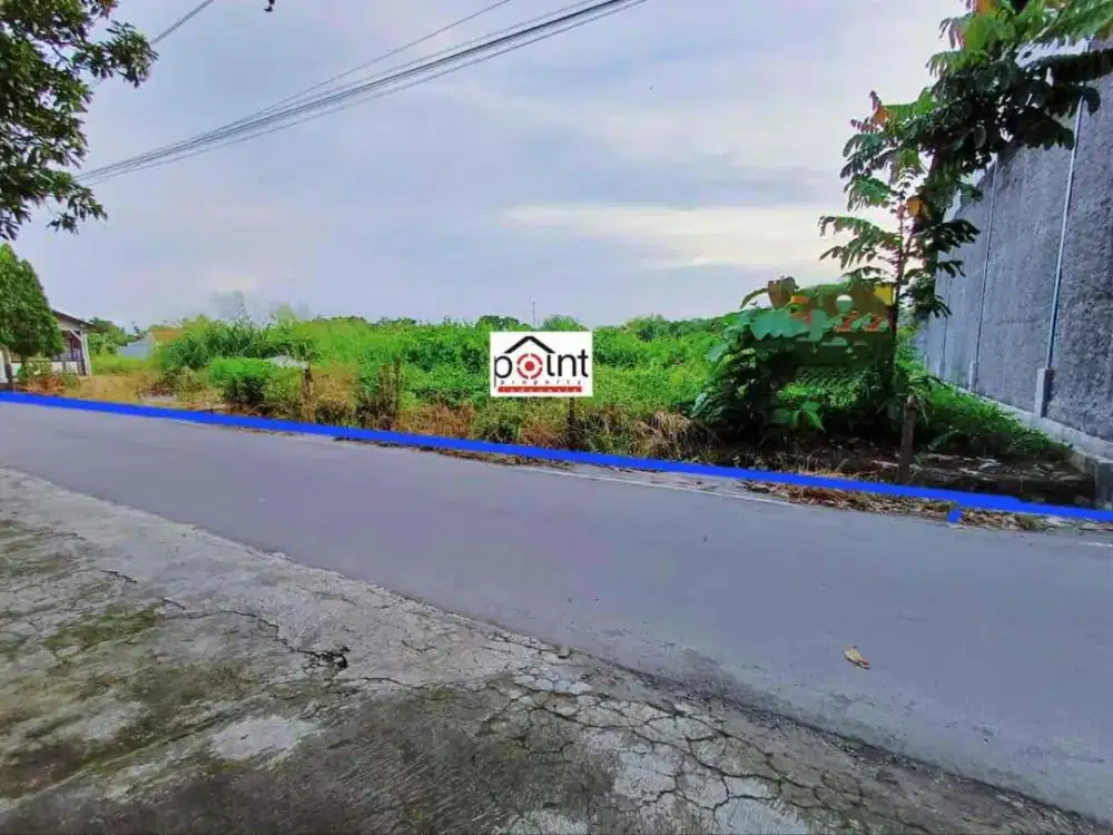 Tanah atau Lahan Kering Siap Bangun Dekat Tol Ngasem Kartasura