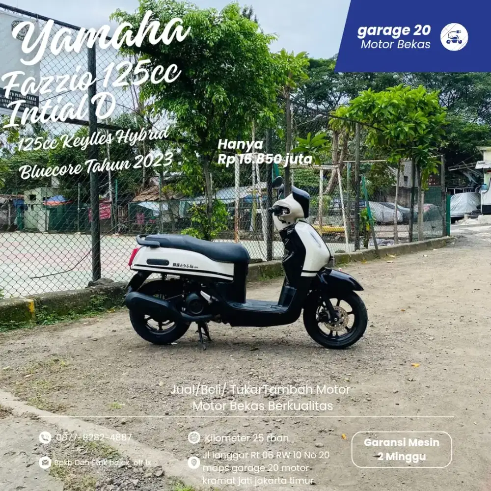 Yamaha All New Fazzio 125cc Keylles Hybrid Initial D Tahun 2023