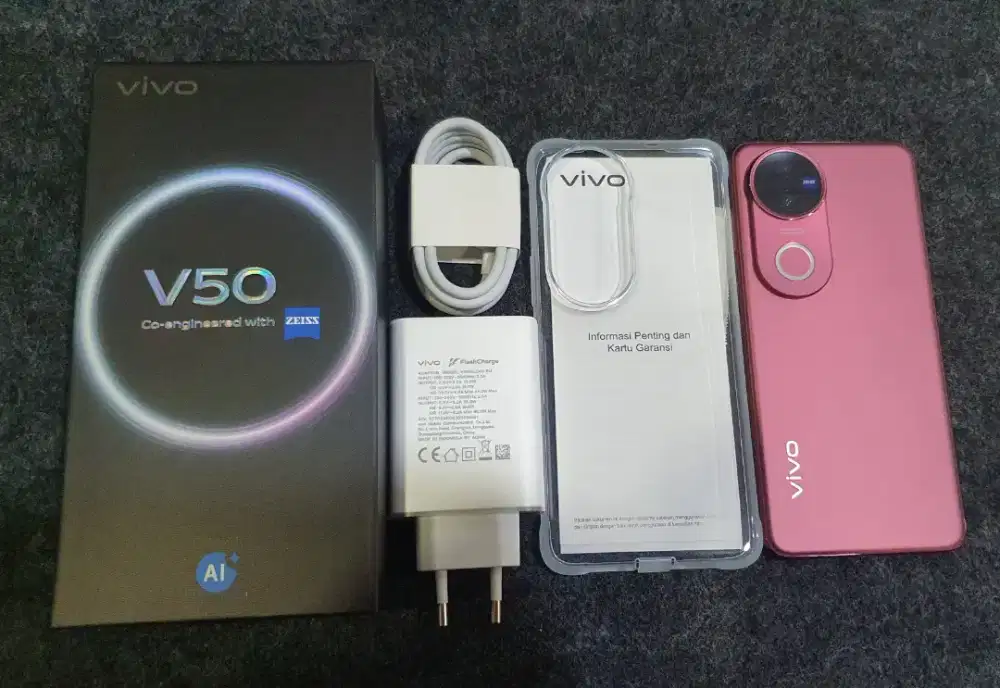 [Ex Display] Vivo V50 5G Ram 12/256GB Kelengkapan Fullset Original