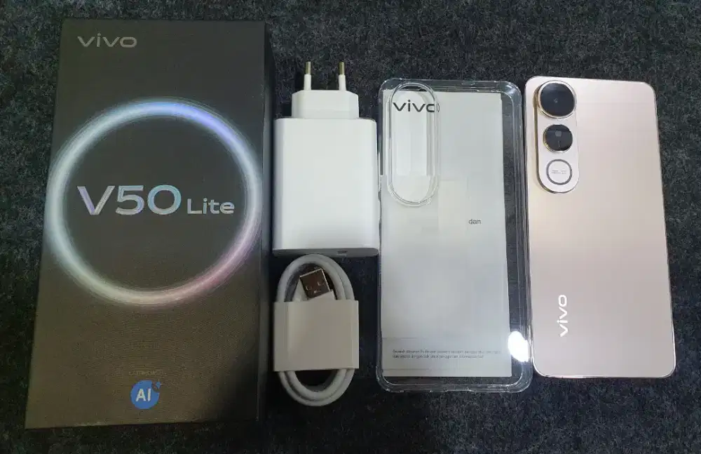 [Ex Dsiplay] Vivo V50 lite Kelengkapan Fullset Original Garansi Resmi