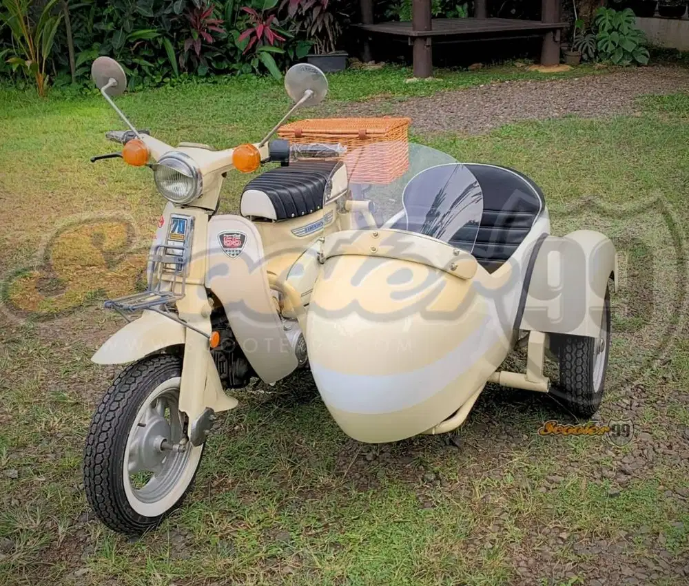 Honda C86 Mini Bike with Sidecar – Super Langka! Siapa Cepat Dia Dapat