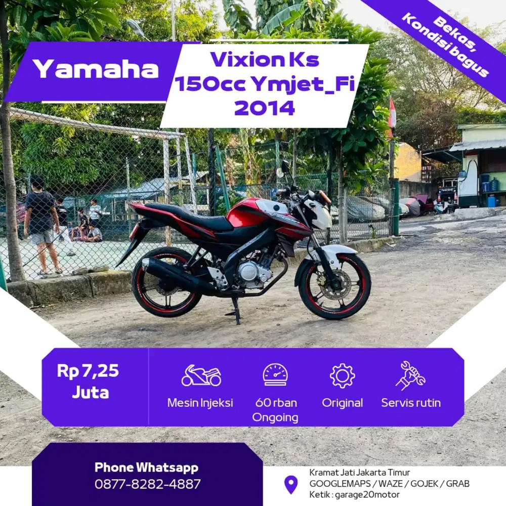 Yamaha Vixion ks 150cc ymjet_fi Tahun 2014
