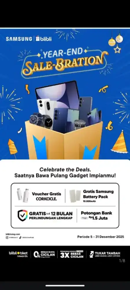 Promo Samsung S Series spesial akhir tahun (Cicilan Indodana)