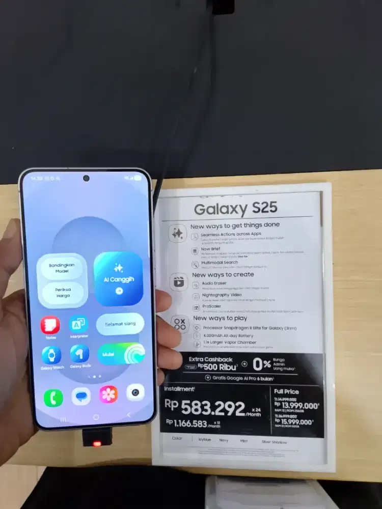 Samsung Galaxy S25 Basic - Promo Weekend (Cicilan Indodana)