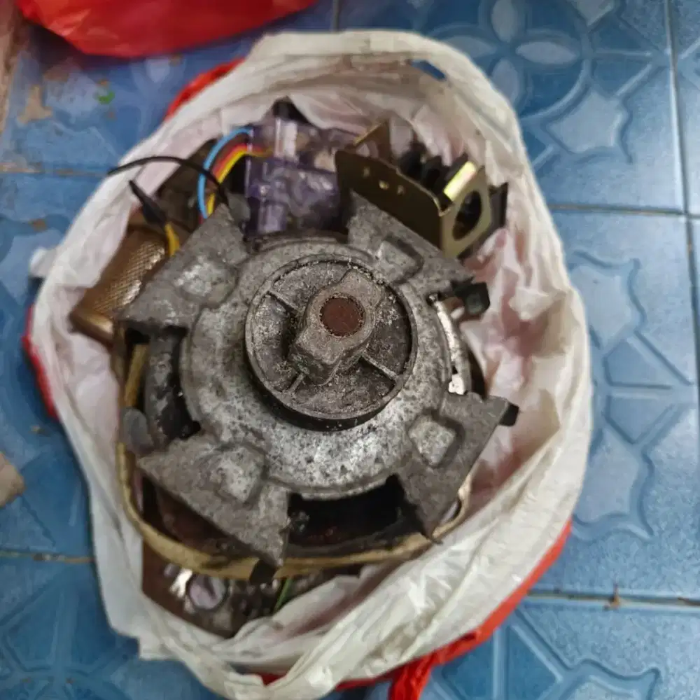 DINAMO MESIN CUCI AQUA 2 TABUNG SECOND