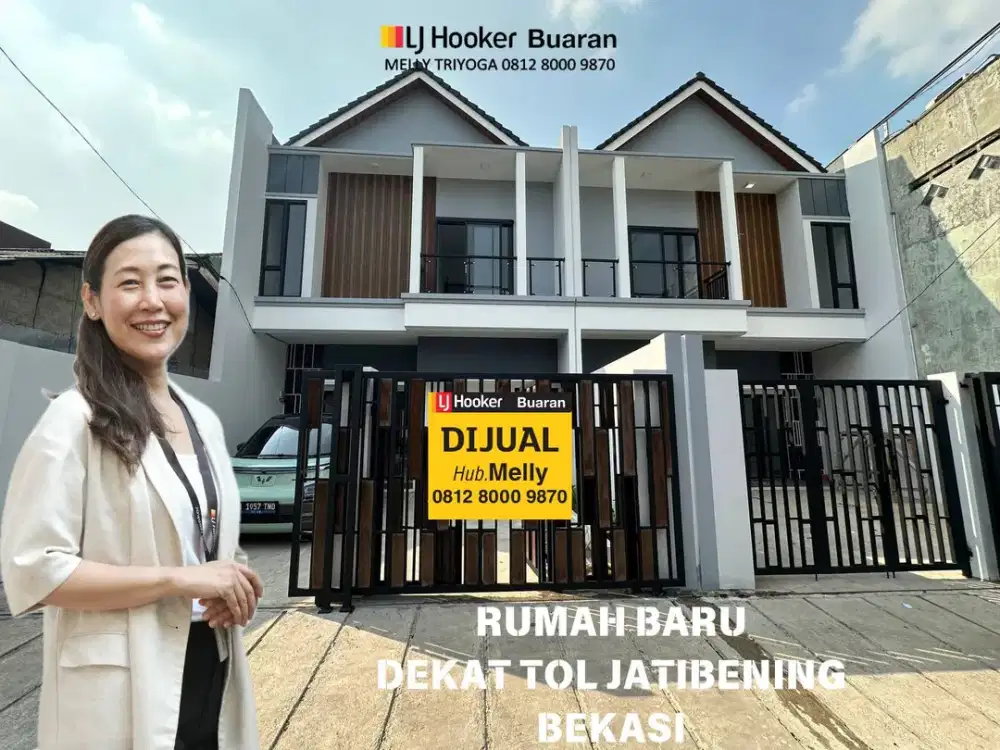 Rumah Baru Sudah Smart Door di Jatibening Bekasi