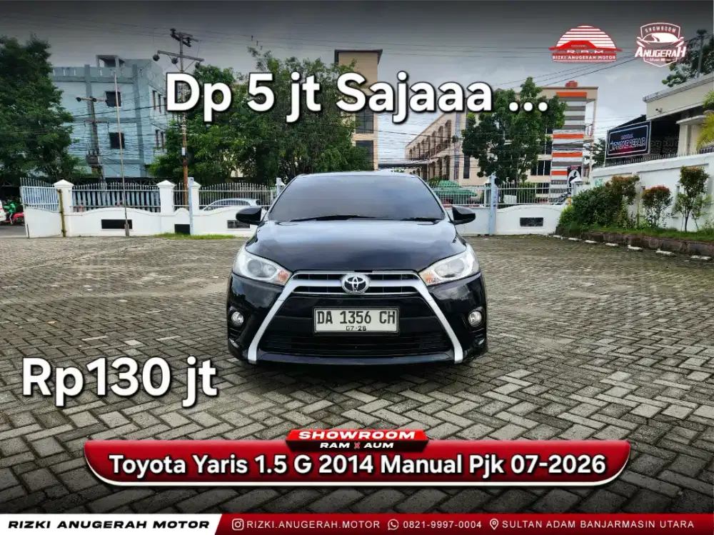 Dp 5jt Toyota Yaris 1.5 G 2014 Manual Pjk 07-2026