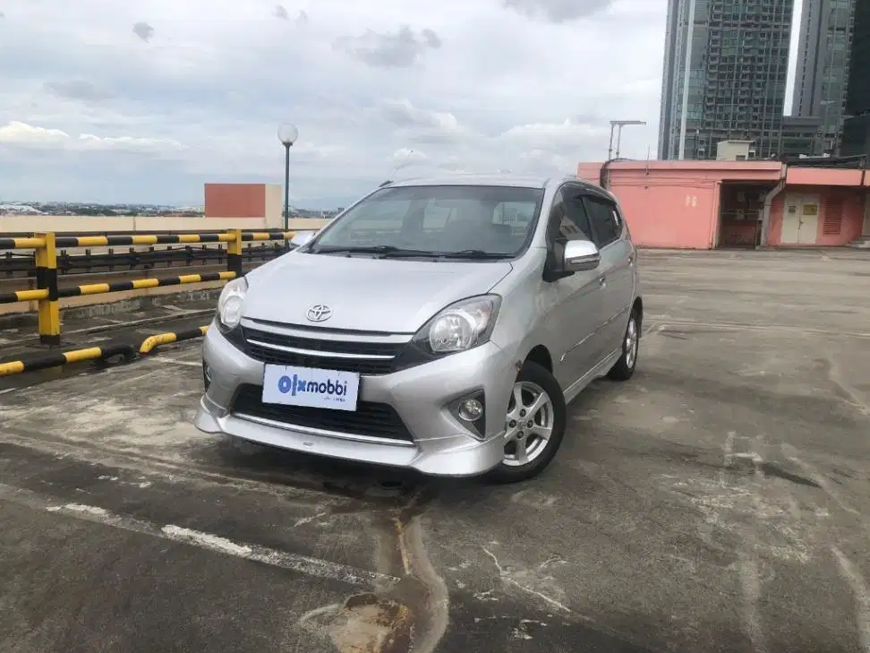 TDP 5,JT Toyota Agya 1.0 TRD Sportivo Bensin-AT Silver 2014