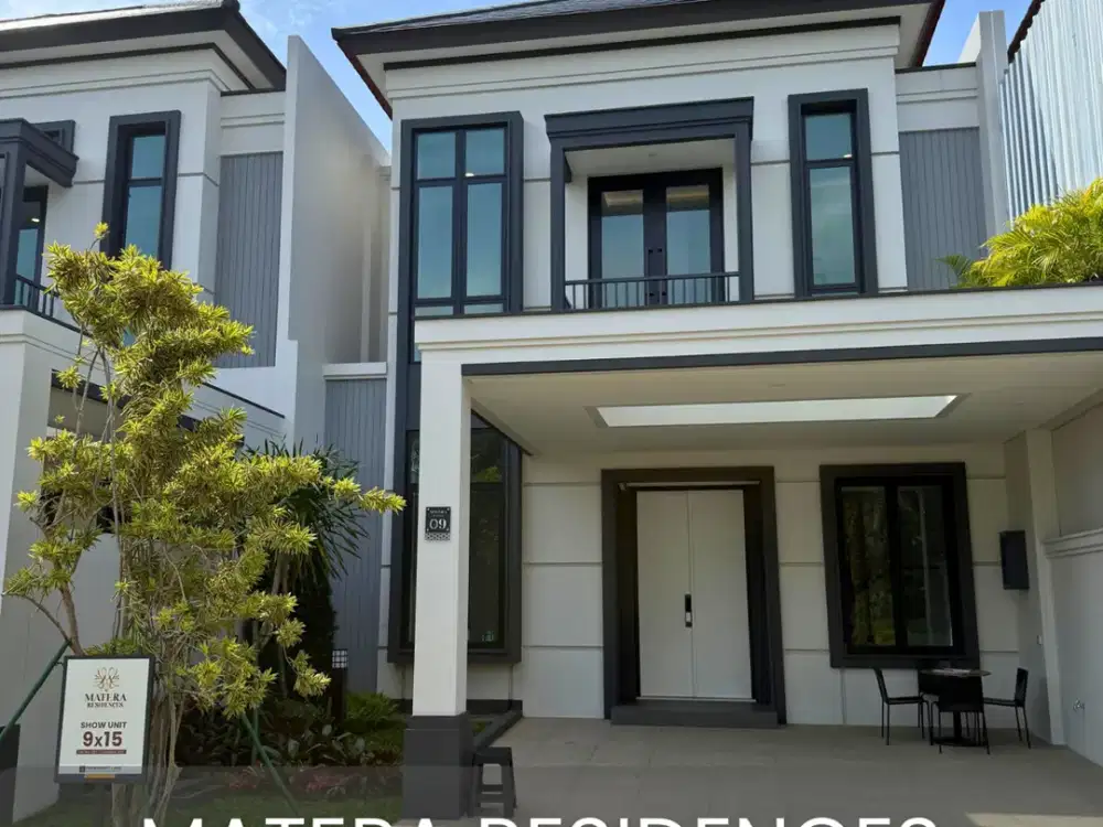 rumah matera residence gading serpong tipe 9x15