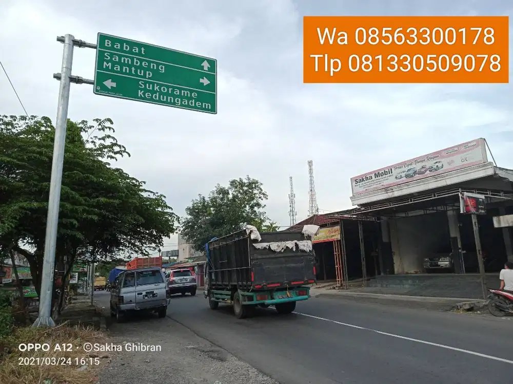 Jual Bangunan 0 Jalan Raya Depan Pasar