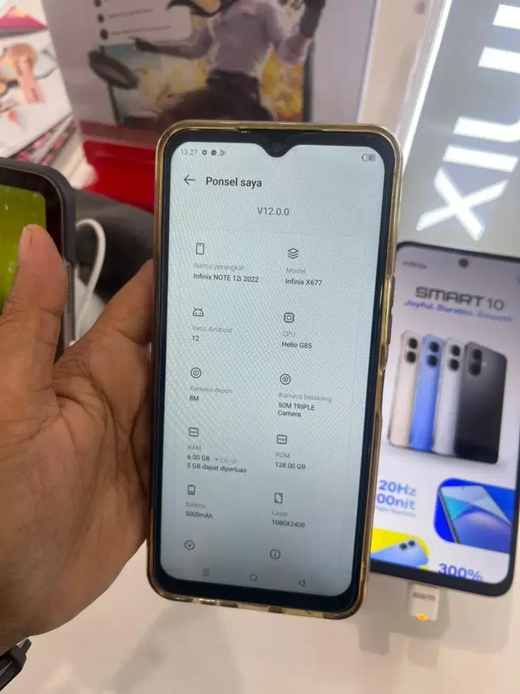 Infinix note 12 i ram 6+5 /128 gb