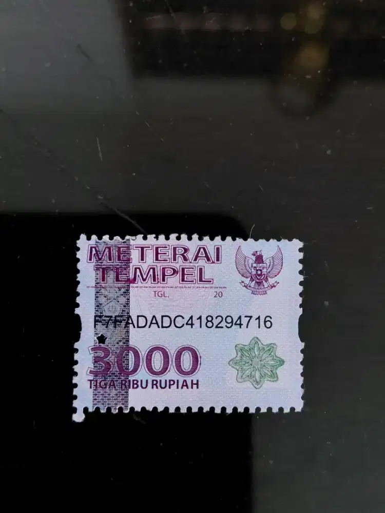 Meterai perangko 3000