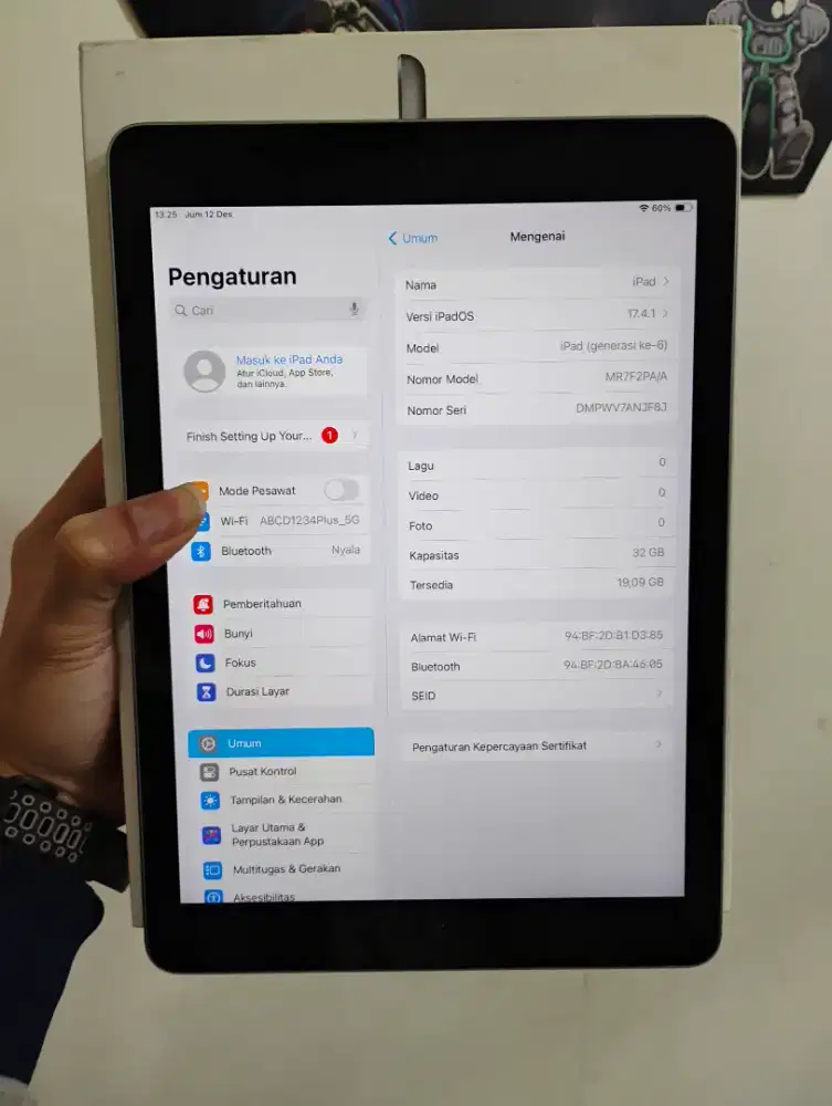 Ipad gen 6 32gb ex ibox