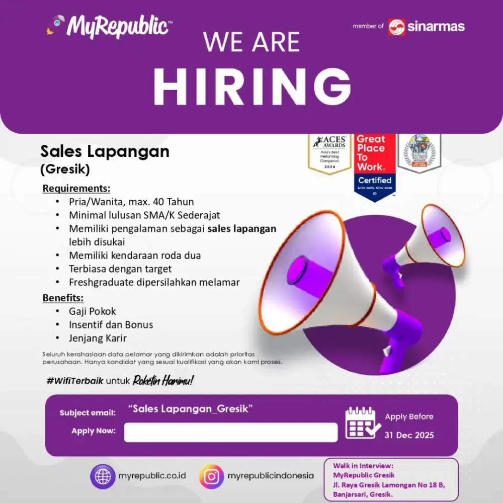 Sales wifi myrepublik