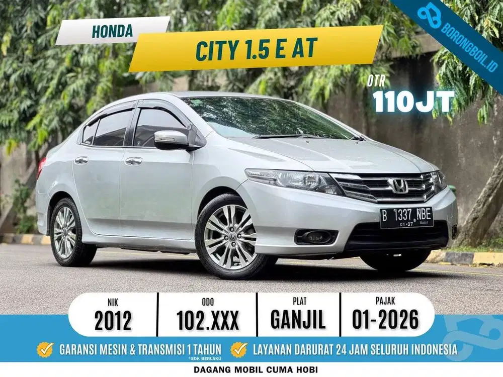 City 1.5 E AT 2012 Silver