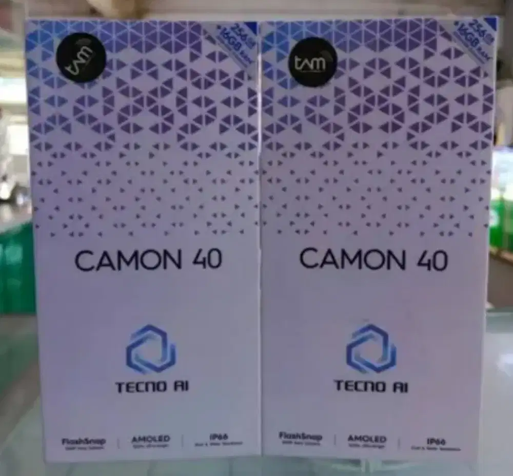 Tecno Camon 40 8/128 - 8/256 BNIB Garansi Resmi Indonesia