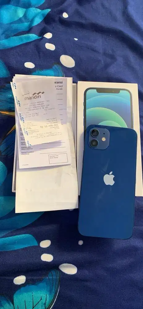 IPHONE 12 64GB resmi ibox full ori sampe nota