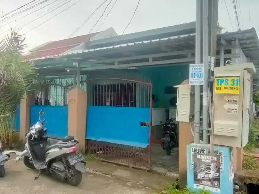 Rumah Sudut 1,5 Lantai di Jalan Borong Indah Makassar