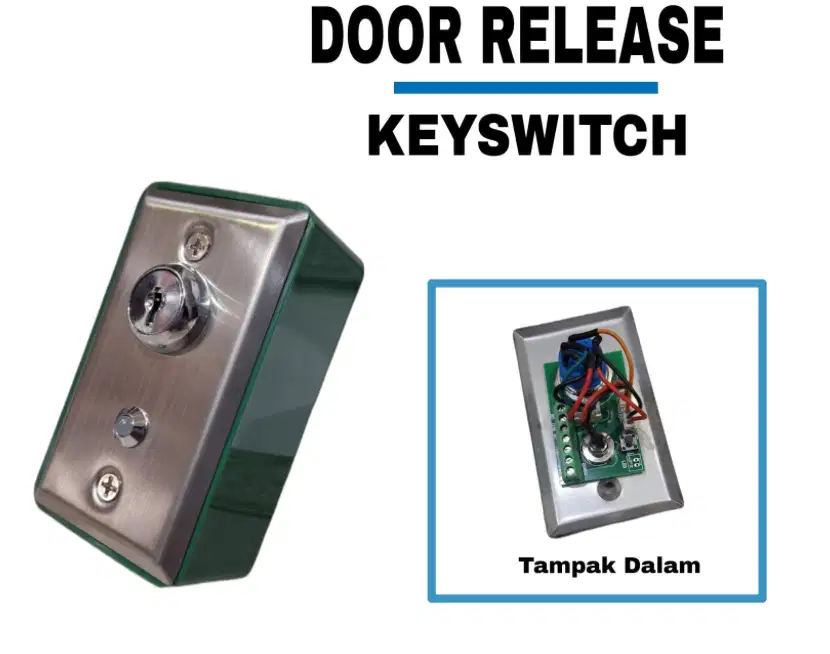 Stainless Steel Emergency Door Release Button with Key