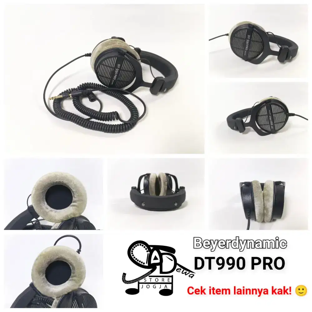 BEYERDYNAMIC DT990 PRO 250 OHM HEADPHONE MONITOR FLAT BEYER DYNAMIC