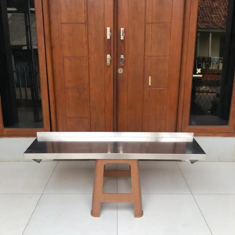 Wall Shelves Stainless - Ambalan - Hambalan Dinding - Rak Dinding WS