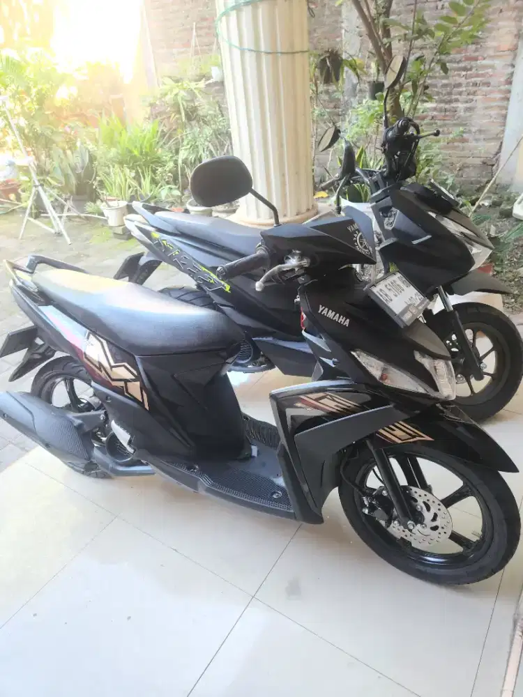 Mio 125 cw f1 2024 hitam glosy Gbm
