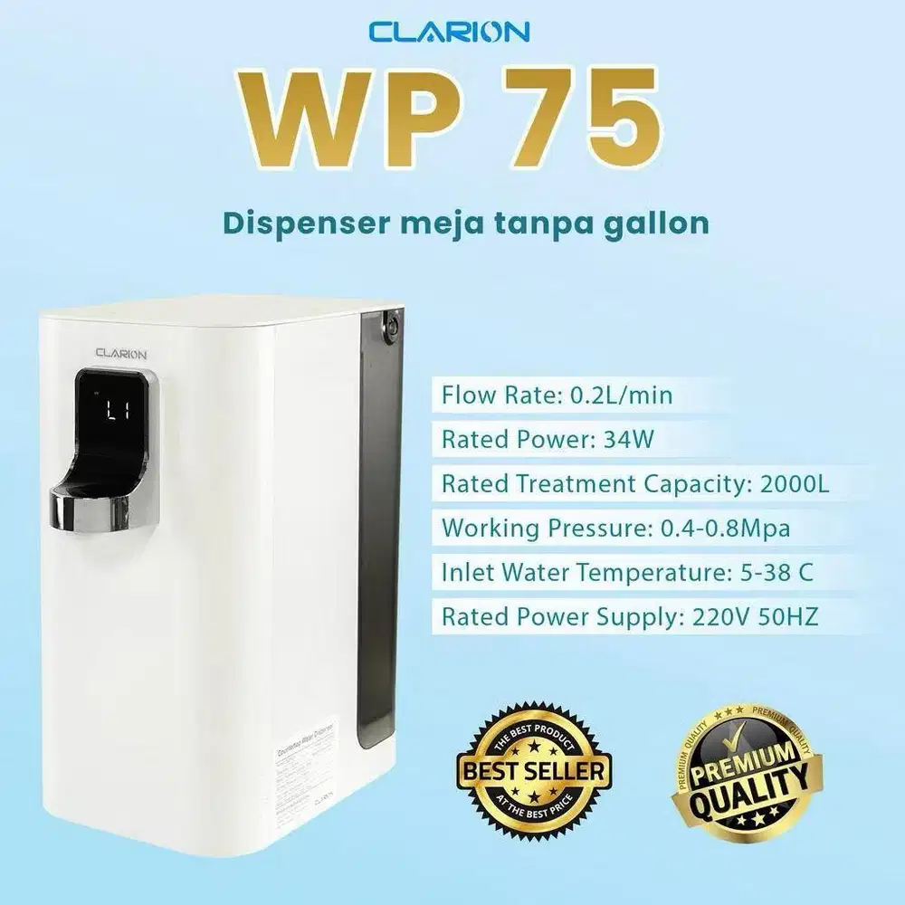 Clarion WP75 untuk filter air minum