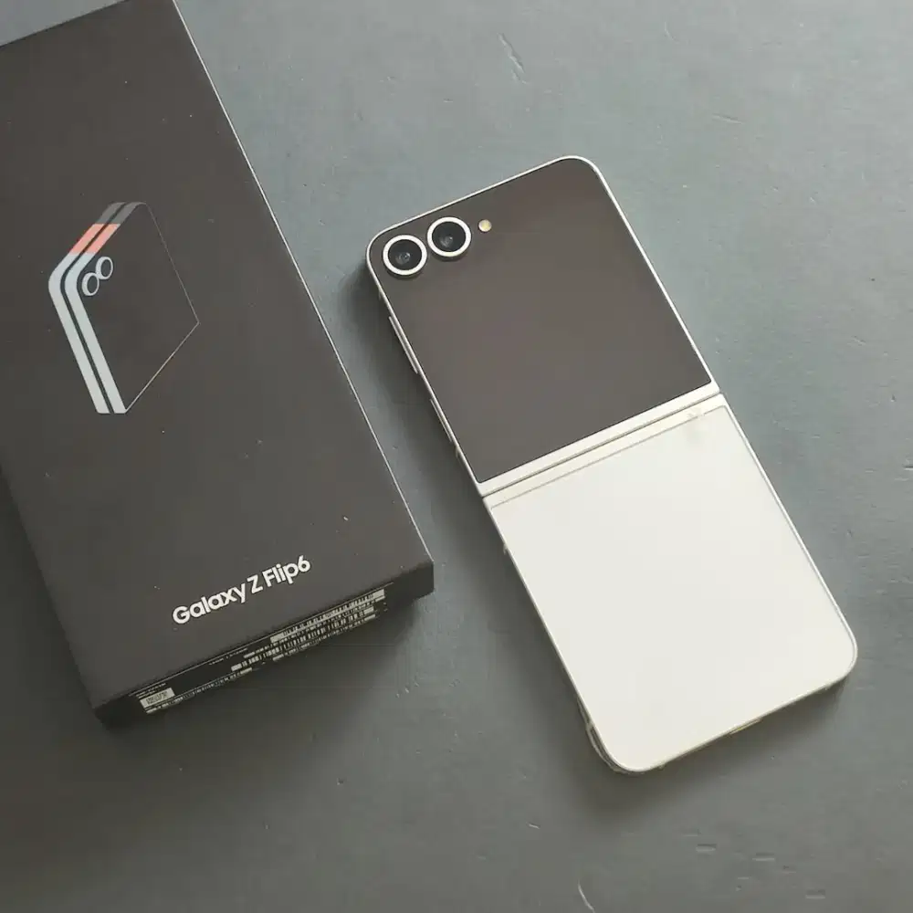 SAMSUNG GALAXY Z FLIP 6 WHITE 12/512GB EX GARANSI RESMI