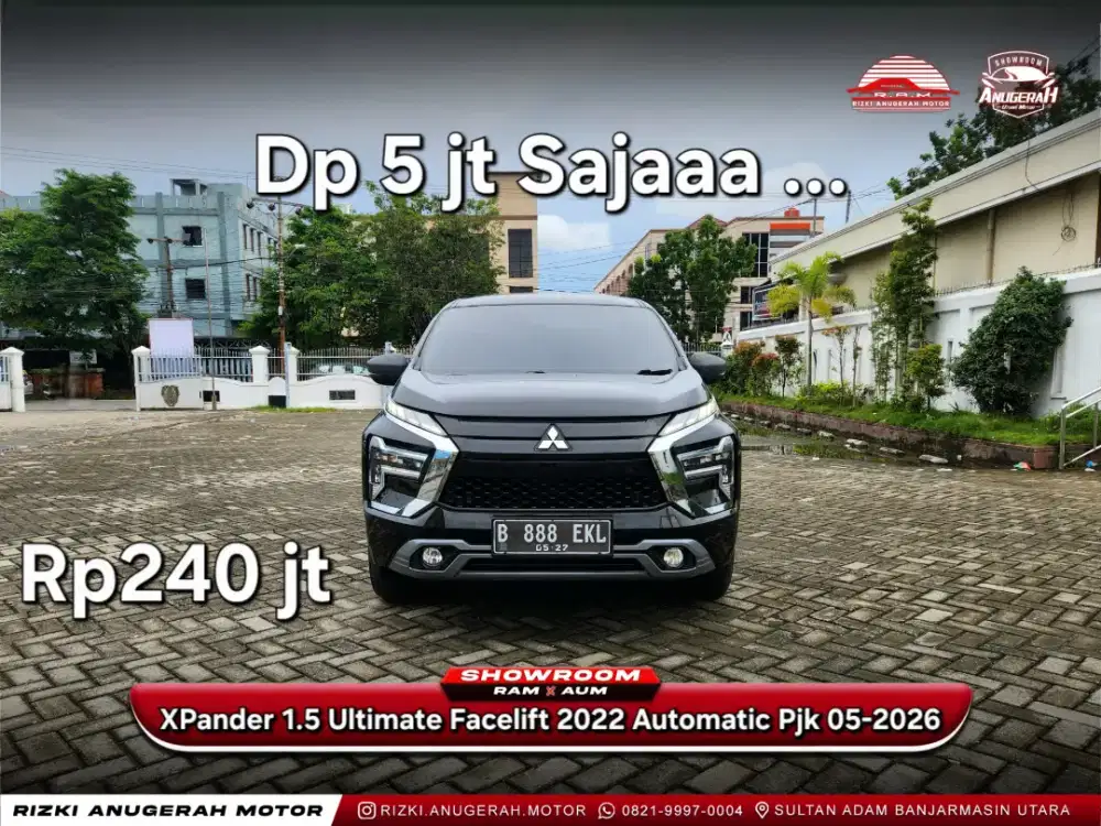 Dp 5jt Xpander 1.5 Ultimate Facelift 2022 Automatic Pjk 05-2026