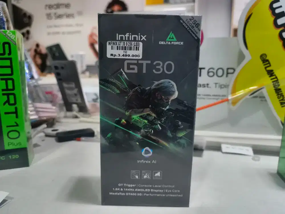 INFINIX GT 30 5G RAM 8+8/256GB ATLANTIS DAHSYAT