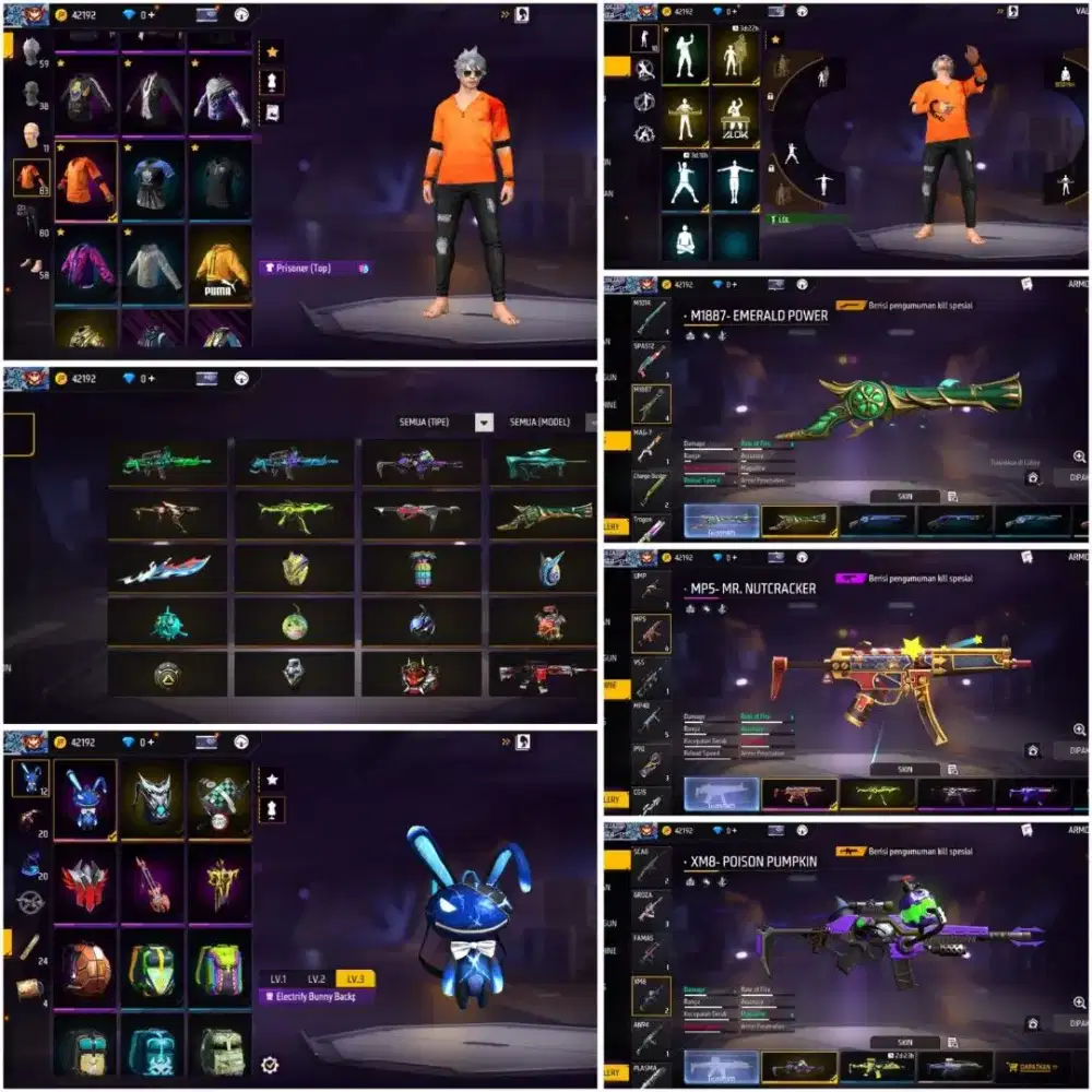 TOKO JUAL BELI AKUN FF FREE FIREE AMAN AMANAH