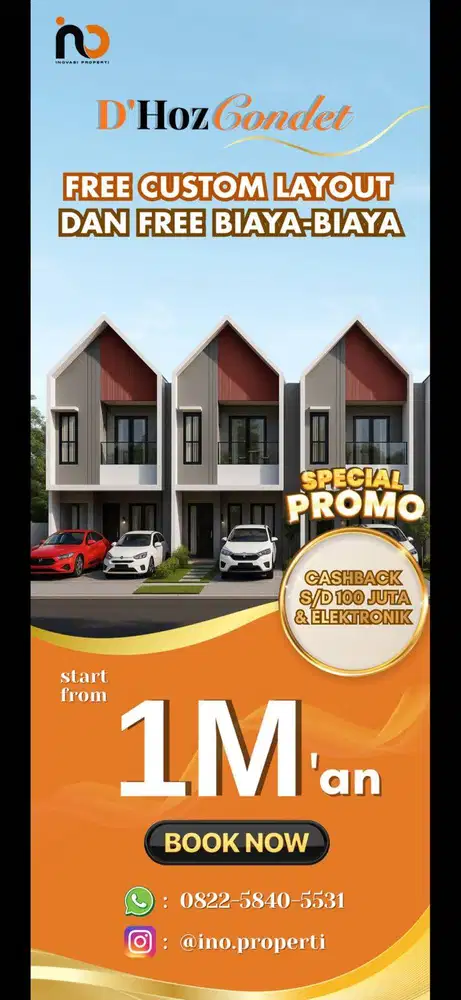 Rumah murah di Condet D'Hoz